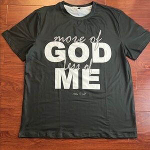 Men's Black Graphic T-Shirt